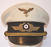 LUFTWAFFE GENERALS  SUMMER ISSUE PEAKED CAP BY EREL OF EXCEPTIONAL QUALITY.