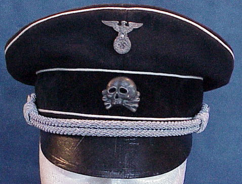 ALLGEMINE SS OFFICERS PEAKED CAP.