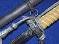 VERY RARE ARMY OFFICERS DAGGER BY EICKHORN WITH REAL IVORY GRIP.
