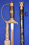 SS OFFICERS SWORD COMPLETE WITH SS KNOT.