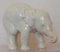 SS ALLACH PORCELAIN MODEL OF A BABY ELEPHANT.
