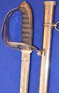 ENGLISH VICTORIAN PRESENTATION RIFFLE OFFICERS SWORD OF THE MIDDLESEX RIFLE VOLUNTEERS.