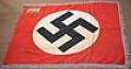 NSDAP POLITICAL LEADERS ORTSGRUPE FLAG FOR HALLIG HOOGE.