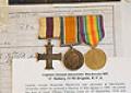 WW1 BRITISH MILITARY CROSS GALLANTRY SET OF MEDALS.