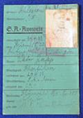 SA NCO AUSWEIS ID CARD WITH UNIFORM PHOTOGRAPH, A RARE EXAMPLE AWARDING THE SA ROHM HONOUR DAGGER.