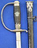 SS POLICE NCO SWORD WITH SS RUNES TO POMMEL.