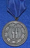 SS FOUR YEAR LONG SERVICE MEDAL.