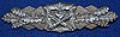 ARMY / WAFFEN SS CLOSE COMBAT BAR IN SILVER.
