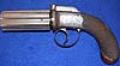 A FINE QUALITY PERCUSSION PEPPERBOX REVOLVER BY COGSWELL OF LONDON.
