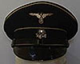 ALLGEMEINE SS NCO PEAKED CAP.