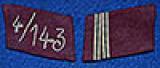 PAIR OF MATCHING SA NCO COLLAR PATCHES.