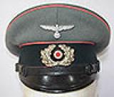 ARMY PANZER NCO PEAK CAP.
