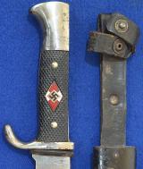 HITLER YOUTH KNIFE, VERY EARLY EXAMPLE WITH MOTTO.