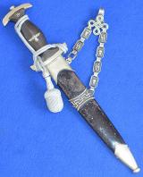 SS CHAINED LEADERS DAGGER, 1936 MODEL.