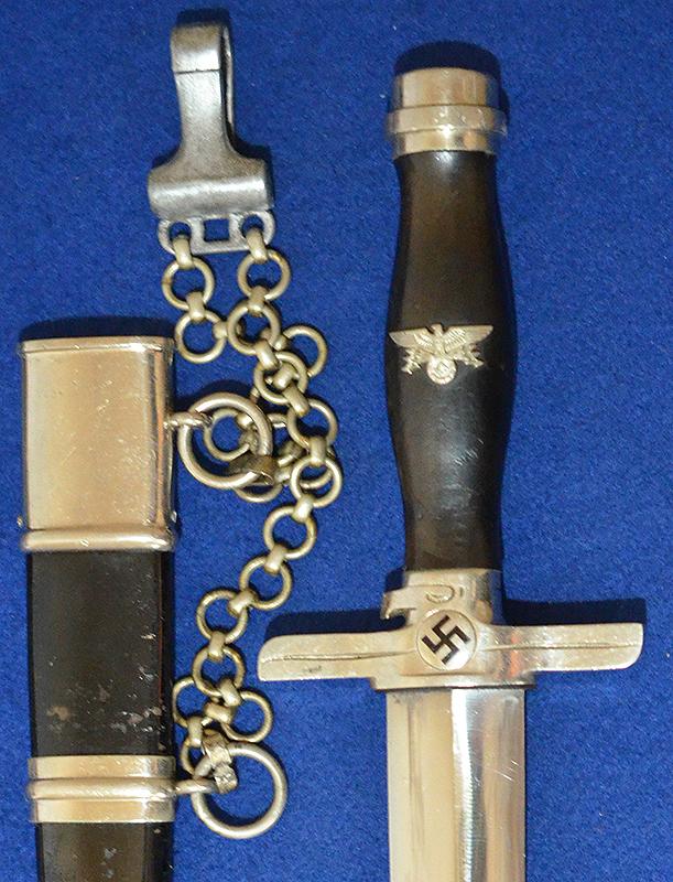 THIRD REICH POSTSCHUTZ LEADERS DAGGER.