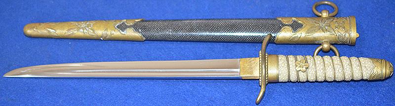 WW2 JAPANESE NAVAL OFFICERS DAGGER.