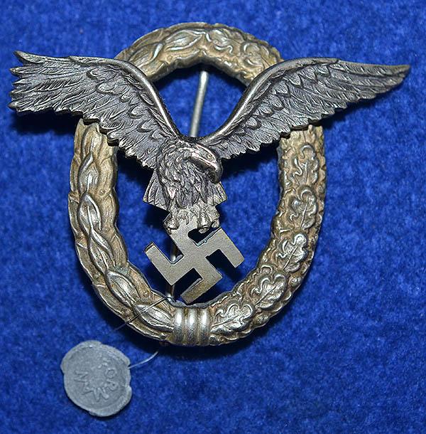 LUFTWAFFE PILOTS BADGE BY JMME.