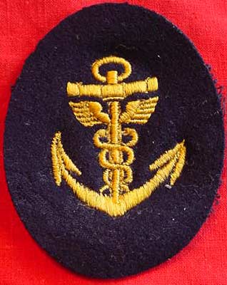 NAVAL TUNIC TRADE PATCH.