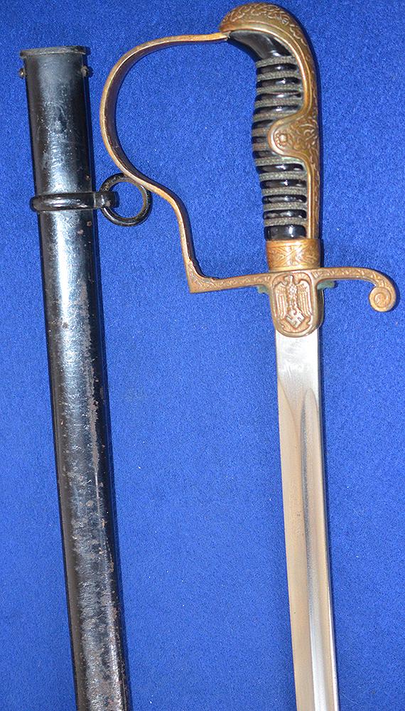 GERMAN THIRD REICH ARMY OFFICERS SWORD BY PACK.