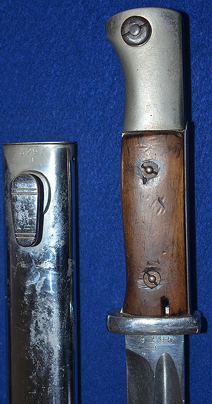 THIRD REICH K98 BAYONET WITH MATCHING NUMBERS.