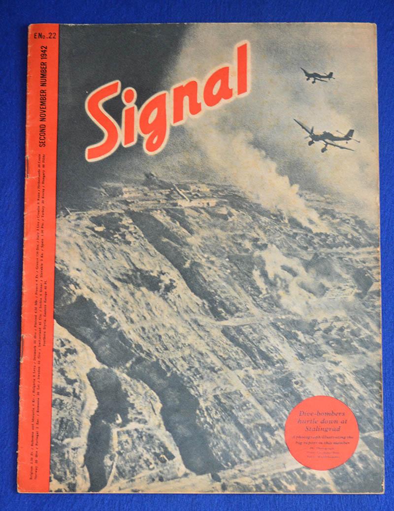 SIGNAL GERMAN PROPAGANDA MAGAZINE, ENGLISH EDITION.