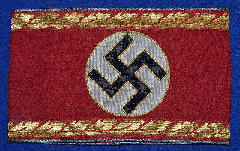 NSDAP POLITIICAL LEADERS ARM BAND.