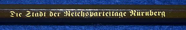 THIRD REICH NURNBERG PARTY DAY COMEMORATIVE PENCIL.