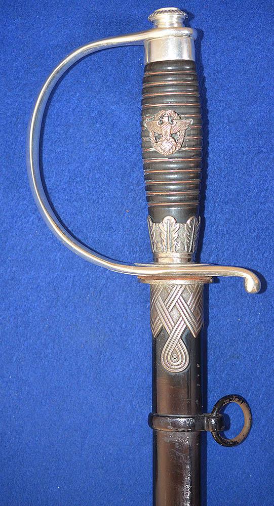 SS POLICE OFFICERS SWORD BY RATH.