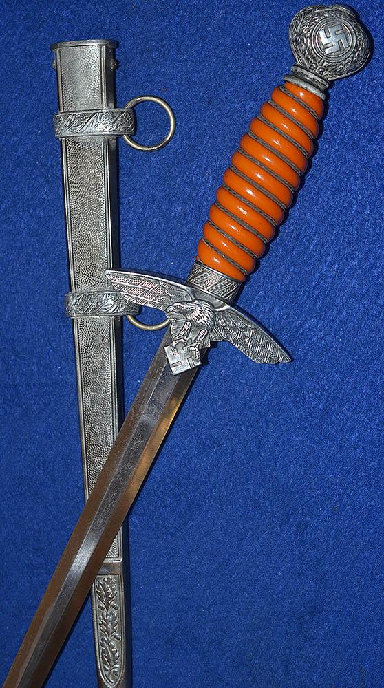 PERSONALISED LUFTWAFFE 2ND MODEL DAGGER.