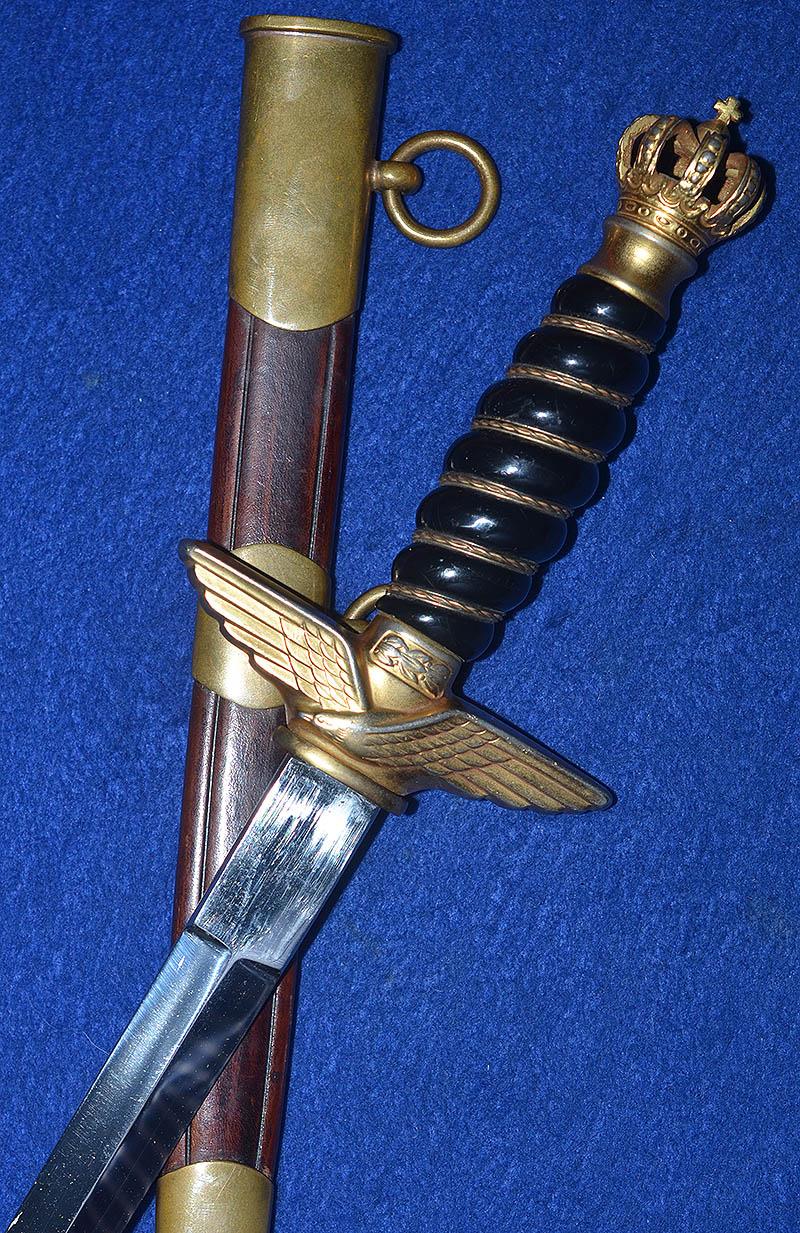 DUTCH AIRFORCE OFFICERS DAGGER BY EICKHORN.