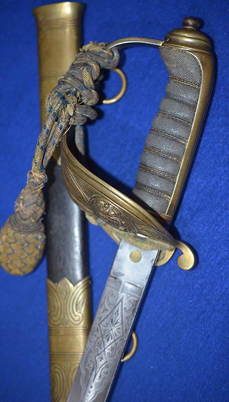 BRITISH VICTORIAN NAVAL PETTY OFFICERS SWORD.