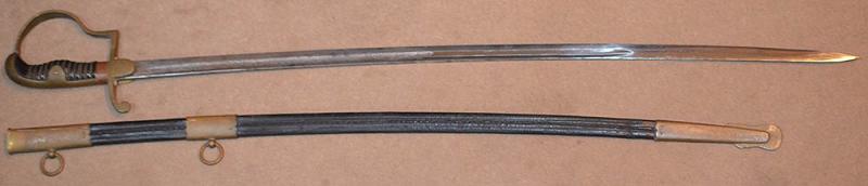 RARE THIRD REICH MINING SERVICE OFFICERS  SWORD BY WKC WTH SUPERB ETCHED BLADE WITH ORGANISATION MOTTO.