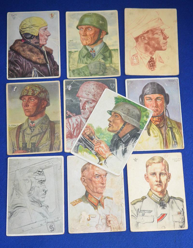 COLLECTION OF 10 WILLRICH POST CARDS.