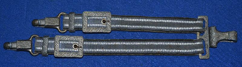 LUFTWAFFE OFFICERS STRAPS, DELUX QUALITY SET.