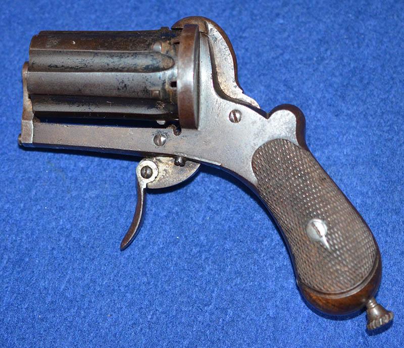 ANTIQUE PEPPERBOX REVOLVER.