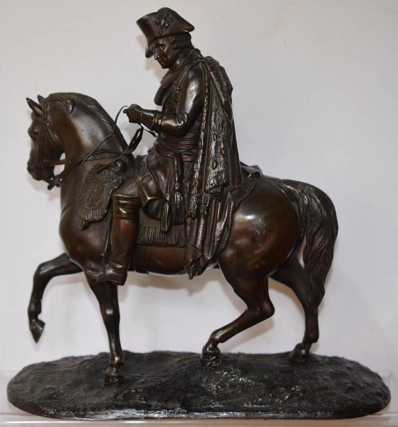 FREDERICK THE GREAT BRONZE FIGURE.