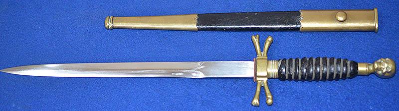 MASONIC GOTHIC TYPE DAGGER.