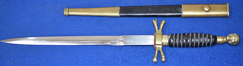 GOTHIC 1920'S MASONIC DAGGER.