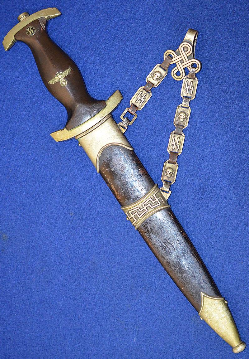 SS CHAINED OFFICERS DAGGER 1936 MODEL.