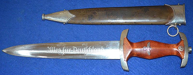 SA DAGGER 1933 MODEL GROUND ROHM HONOUR DAGGER BY PACK.