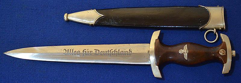 GERMAN NSKK MANS DAGGER BY GEBR GRAFRATH.