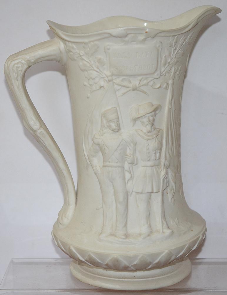BRITISH VICTORIAN CRIMEA WAR COMEMORATIVE JUG.