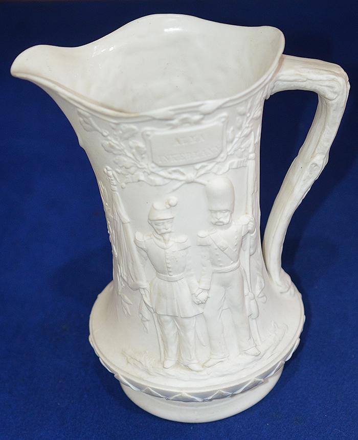BRITISH VICTORIAN CRIMEA WAR COMEMORATIVE JUG.
