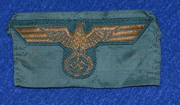 THIRD REICH NAVAL COASTAL ARTILLERY OTHER RANK CLOTH CAP EAGLE.