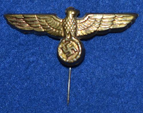 THIRD RECH METAL NAVAL OTHER RANK CAP EAGLE.