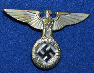 EARLY NSDAP METAL CAP EAGLE.