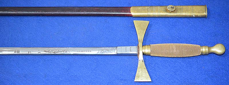 BRITISH MASONIC SWORD.