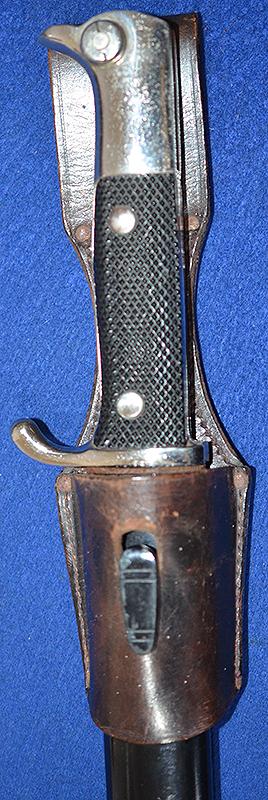 THIRD REICH LONG MODEL PARADE BAYONET BY PACK IN MINT UNISSUED CONDITION.