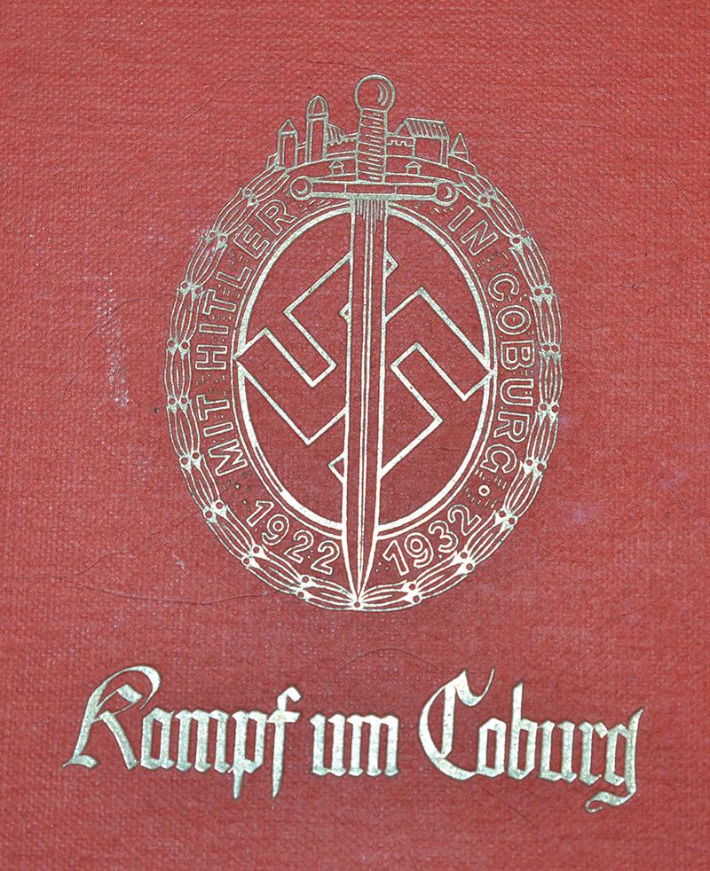 ORIGINAL NSDAP BATTLE OF COBURG BOOK.