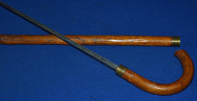BRITISH VICTORIAN CUSTOMS RUMMAGE / SWORD STICK.
